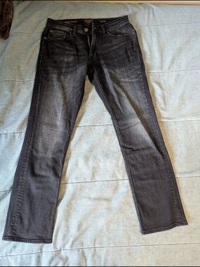Outpost Makers Men's Dark Blue Original Straight Jeans 30W 32L